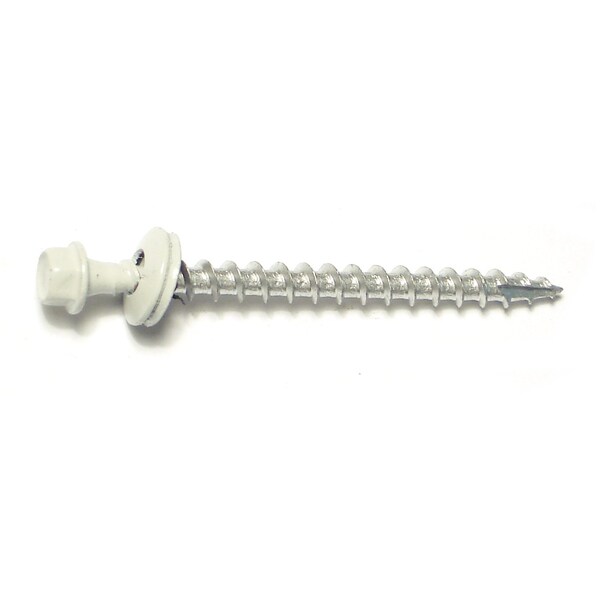Buildright Self-Drilling Screw, #10 x 2-1/2 in, Painted Steel Flange Hex Head External Hex Drive, 290 PK 51244 - main